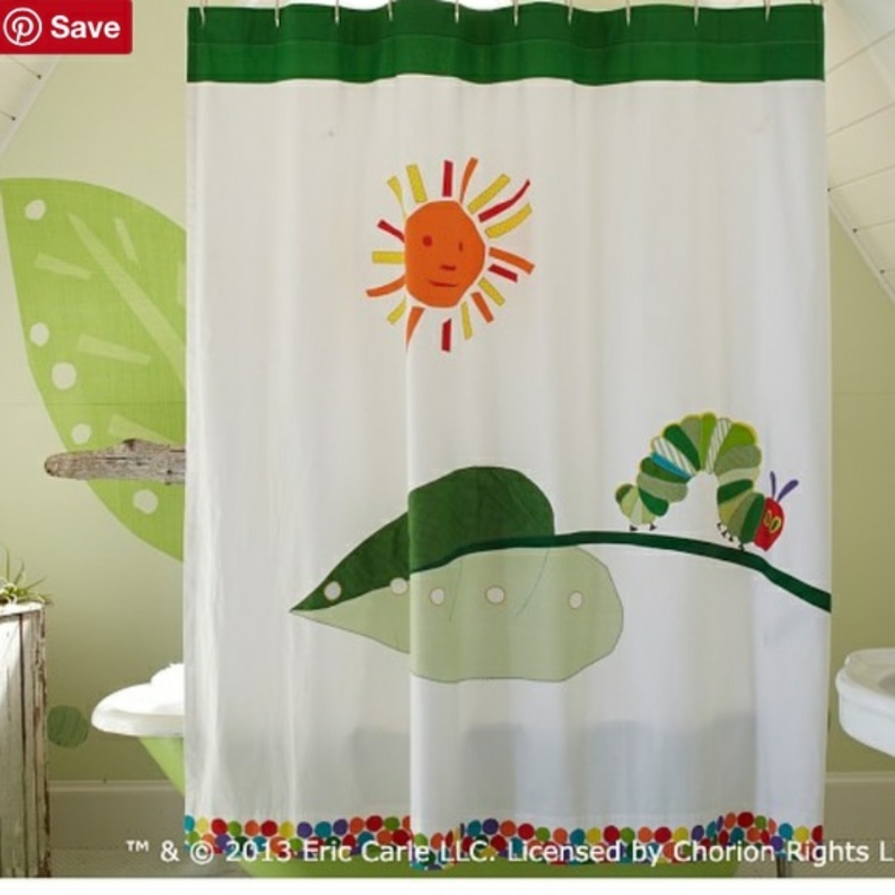 Pottery Barn kids shower curtain